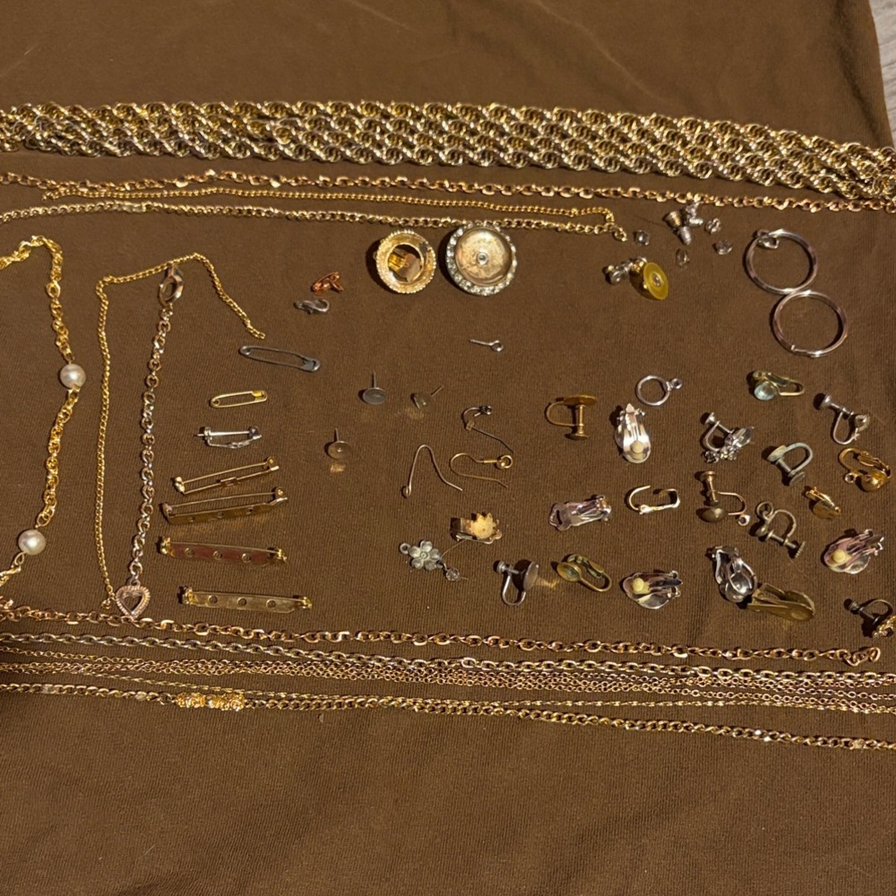 Assorted Lot of Gold Hardware